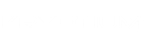 Kryptium white logo